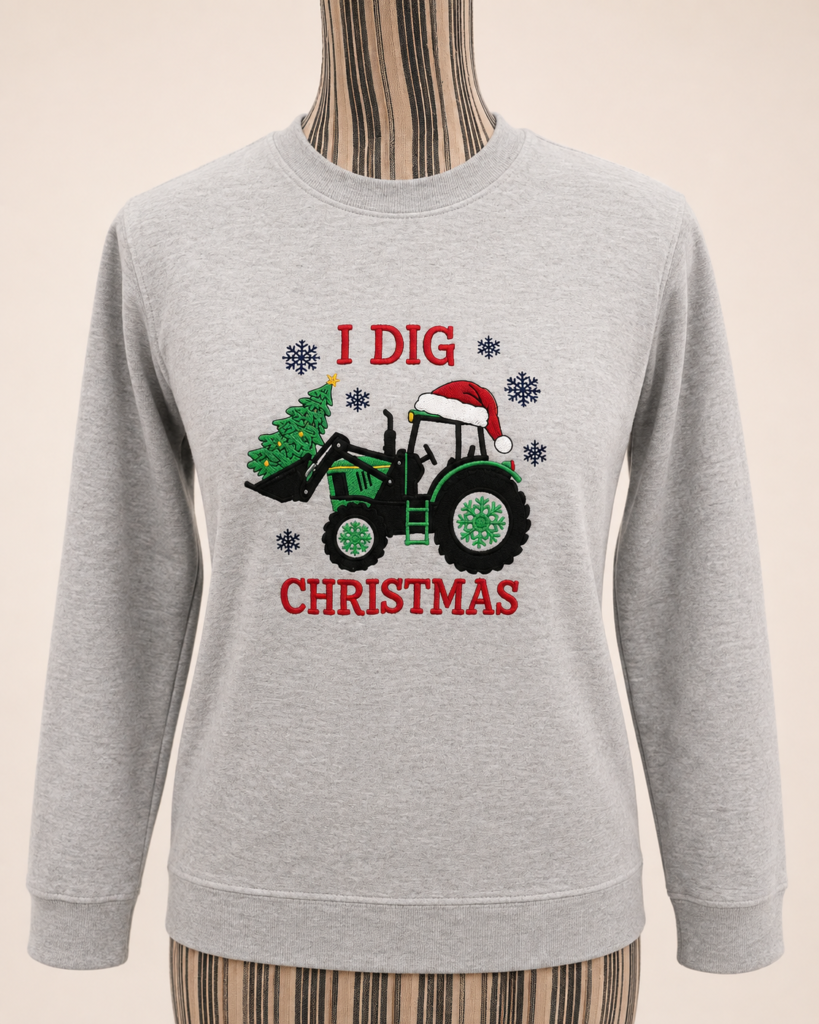 "I Dig Christmas" Kids Sweatshirt