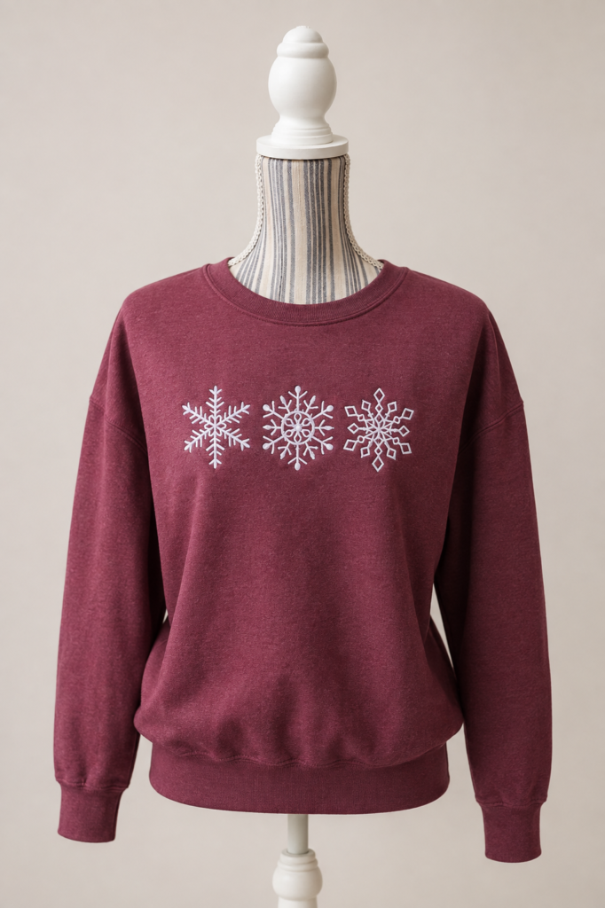 Snowflake Trio Sweatshirt