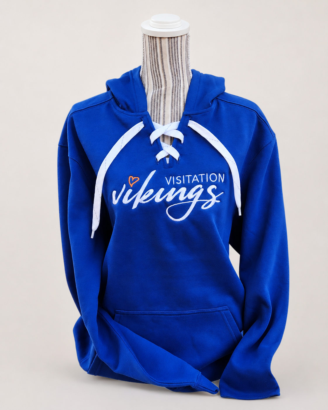 Custom School Spirit Lace-Up Sweatshirt - Image 2